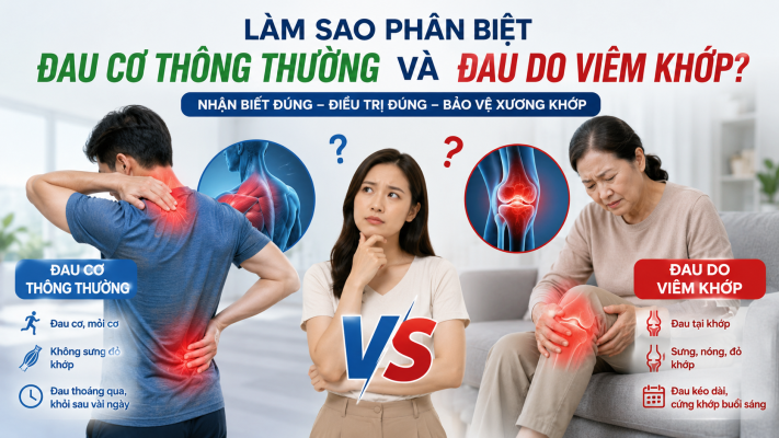 Làm Sao Phân Biệt Đau Cơ Thông Thường Và Đau Do Viêm Khớp?